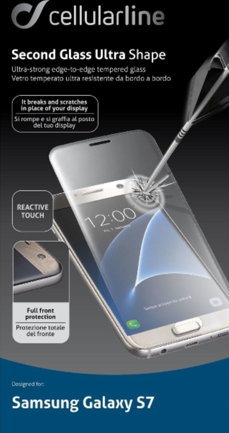 CELLULARLINE Pellicola protettiva in vetro temperato Cellular Line per Samsung Galaxy S7